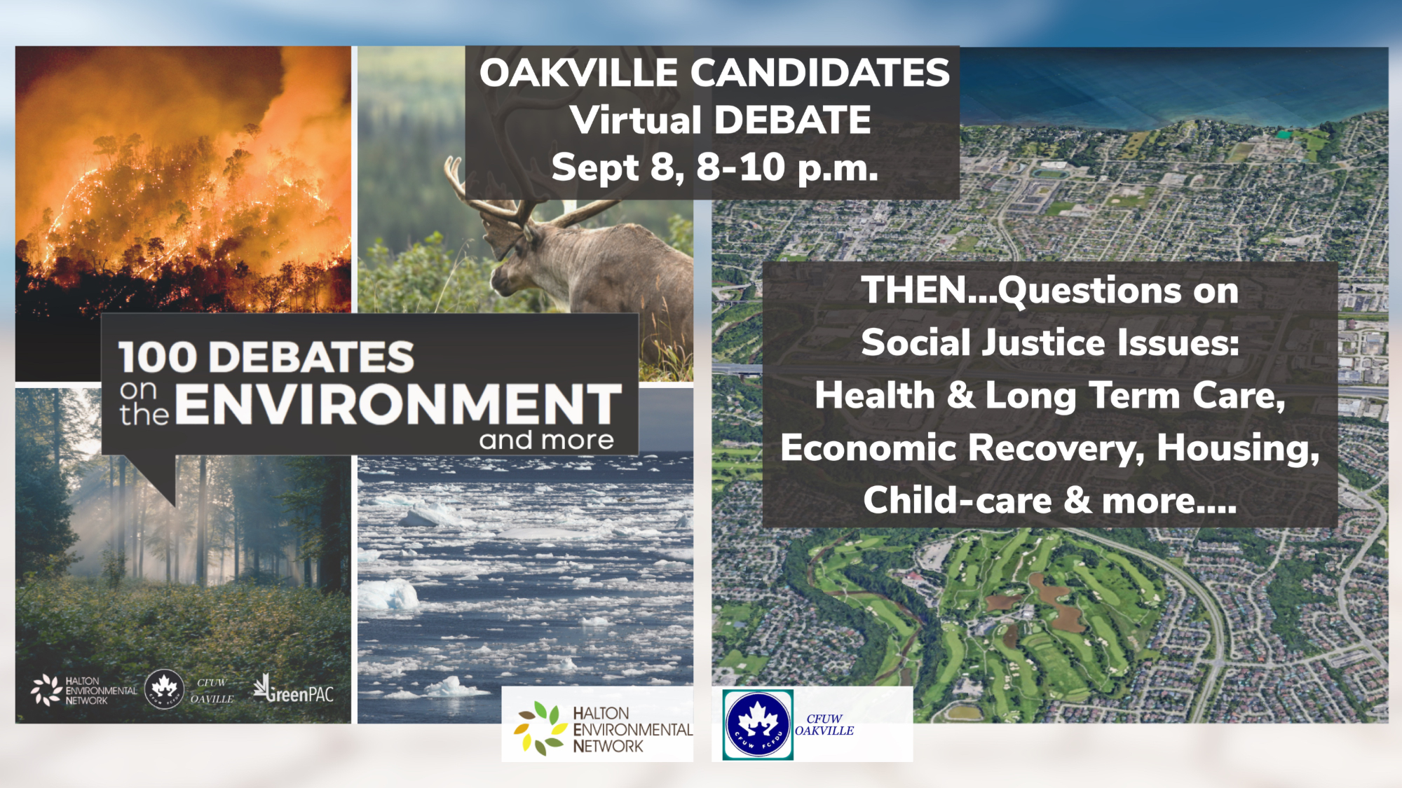 Oakville Candidates Debate Environment & Social Justice Issues